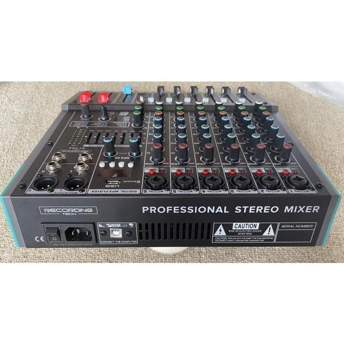 Grosir Recording Tech Rt-Pa6 Professional Stereo Mixer | Rt Pa 6 - Rt Pa6