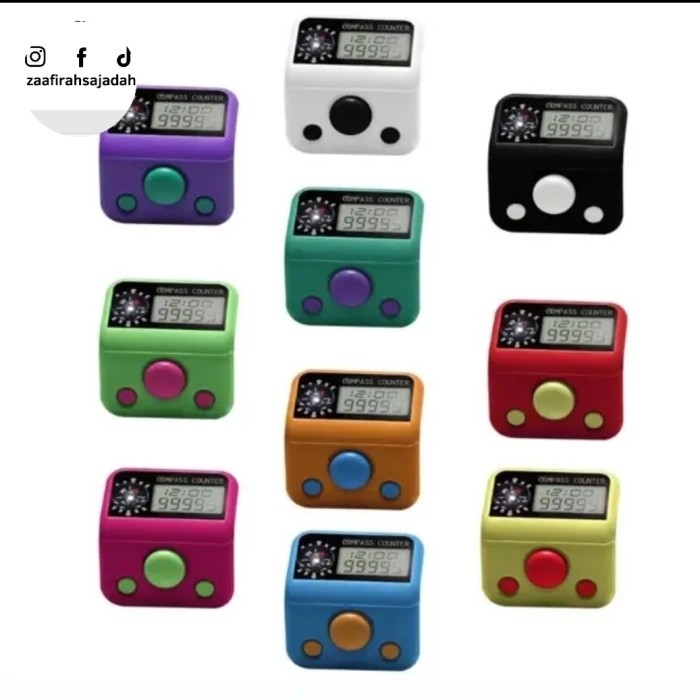 Tasbih Digital Dengan Kompas Arah Sholat Dan Jam Best Seller