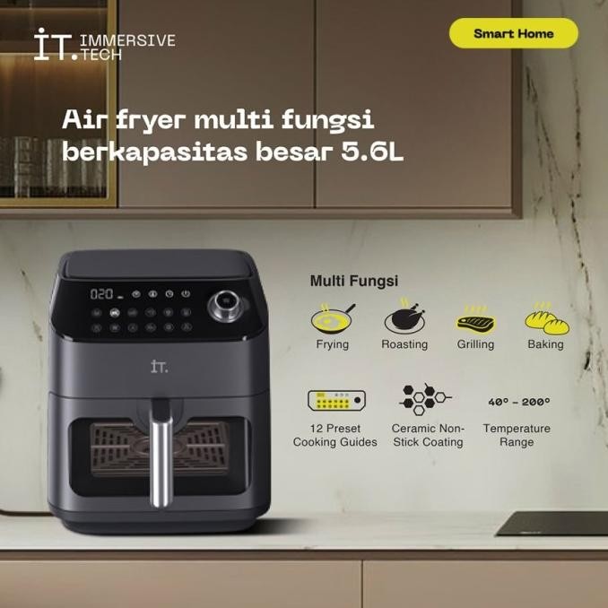 It Smart Air Fryer B02 - Kapasitas 5.6 L 1350 Watt Enggarhamuna