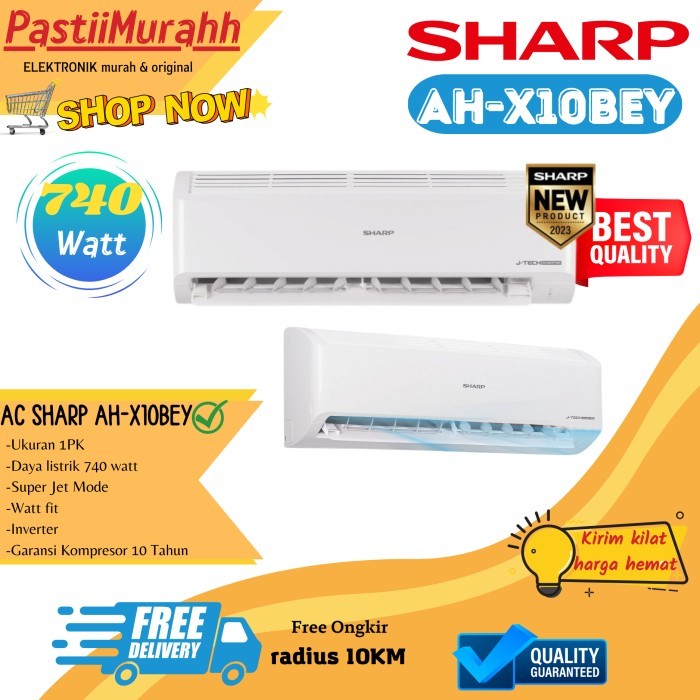 AC SHARP AHX-6BEY J-TECH INVERTER 1/2PKAC SHARP INVERTER 1/2PK