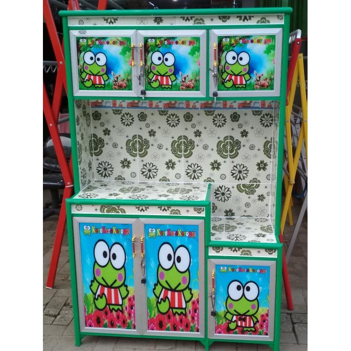 Rak Piring 3 Pintu Karakter Hello Kitty Nananinu12