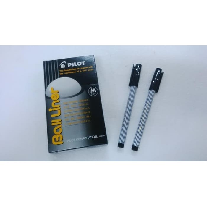 

BALLPOINT PILOT BALLINER (WARNA HITAM/BIRU) (PER LUSIN)