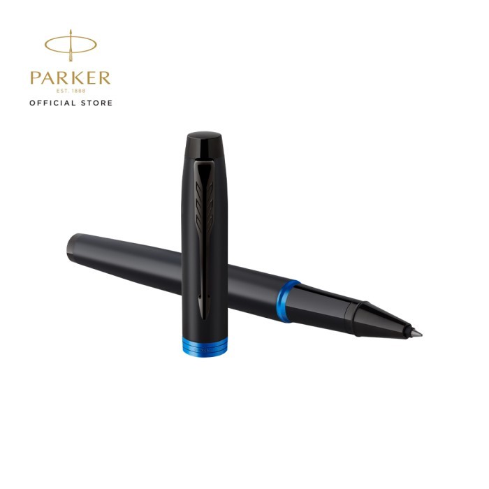 

PARKER IM MARINE BLUE RING BLACK TRIM ROLLERBALL