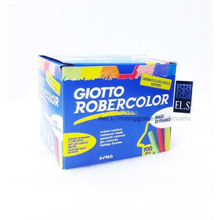 

GIOTTO ROBERCOLOR BLACKBOARD CHALK - 100 PCS KAPUR WARNA