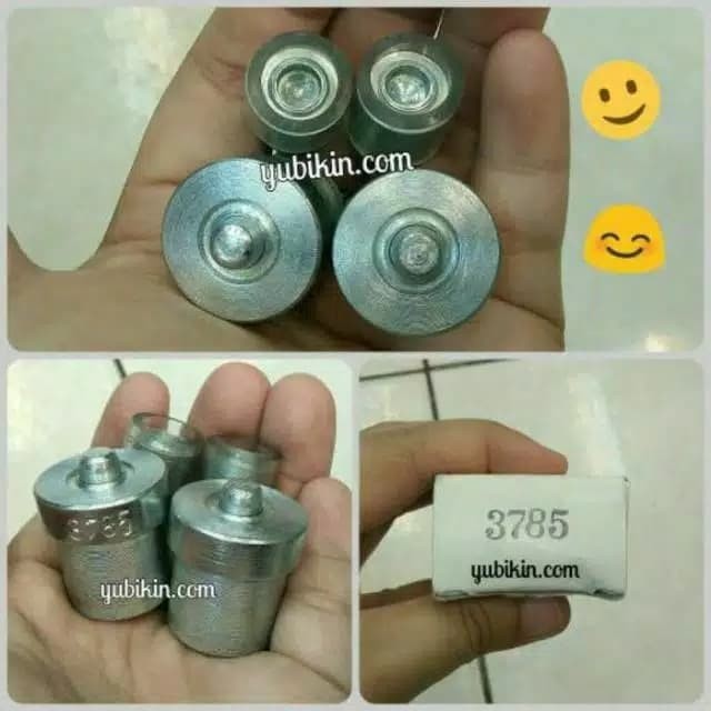 TERLARIS 1 Set Matras Kancing Snap/Jepret Besi 10mm Kode 3785 Untuk Baju Bayi