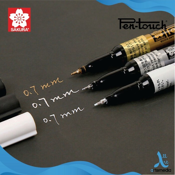

SPIDOL PERMANEN SAKURA PEN TOUCH SET 3 PAINT MARKER PIGMENT COLOR