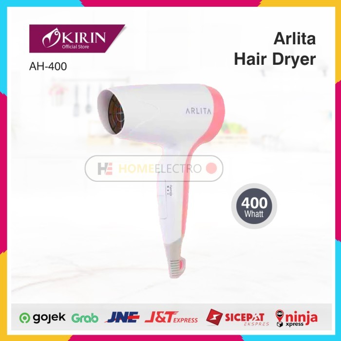 Kirin AH-400 Arlita Hair Dryer Pengering Rambut AH400 400 Watt