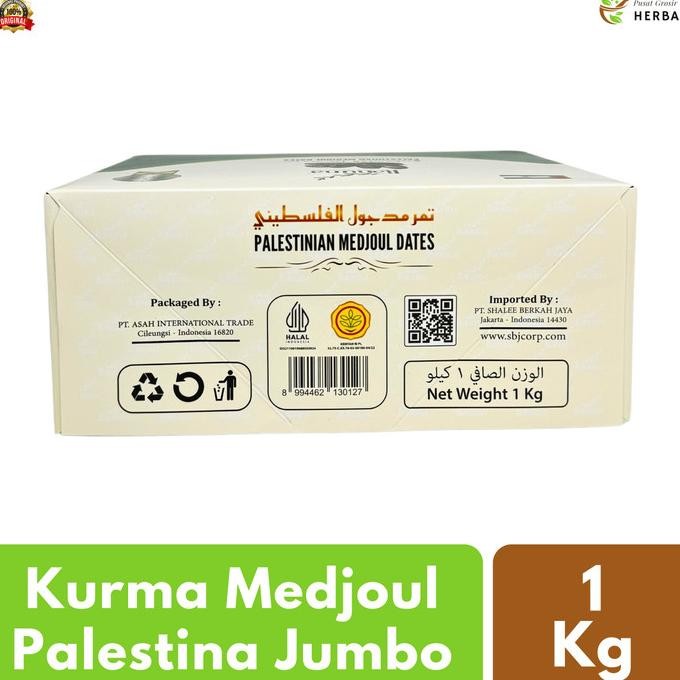 

Kurma Medjool Jumbo 1 Kg Palestina Premium Quality | Korma Medjol Dates Asli 100% Original Rayansani376