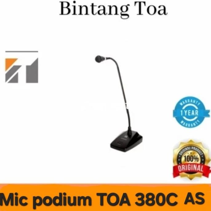 Sale Mic Toa Zm 380C Mic Paging, Chime Microphone Zm 380 C