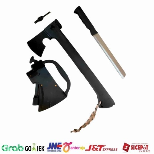 TERBARU KAMPAK SURVIVAL MULTIFUNGSI 3 IN 1 KAPAK CAMPING OUTDOOR HAND TOOLS