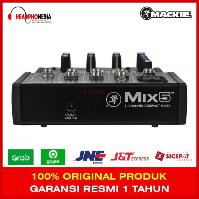 Promo Mackie Mix Series Mix5 (5-Channel Mixer Compact Mixer)