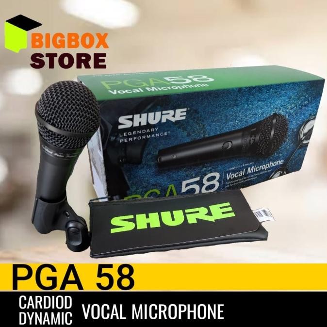 Grosir Microphone / Mic Shure Pga58 / Pga 58 / Pga-58 Original