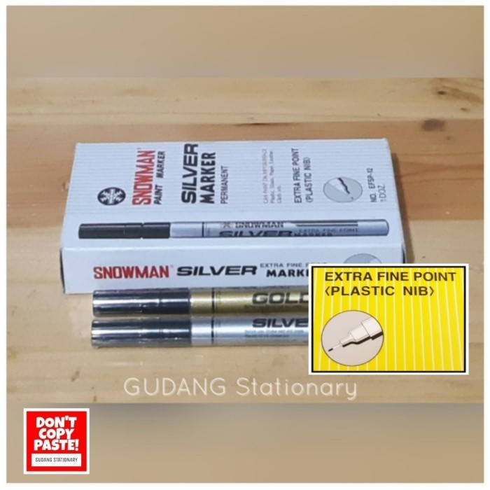 

Spidol Pen Permanent Paint Marker Snowman [ isi 12 pcs ]