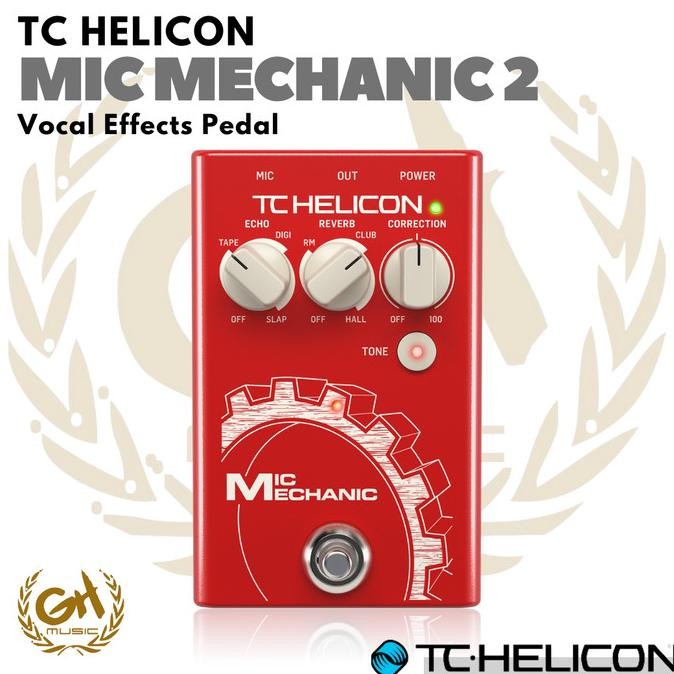 Murah Tc Helicon Mic Mechanic 2 Vocal Effects Stompbox Pedal | Efek Vokal
