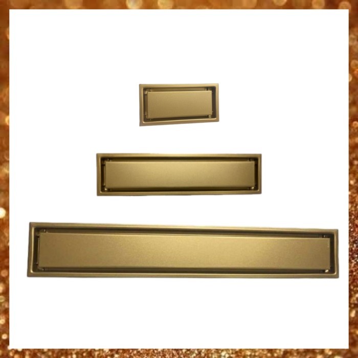 Smart Floor Drain Insert Tile Gold Saringan Kamar Mandi Isi Keramik