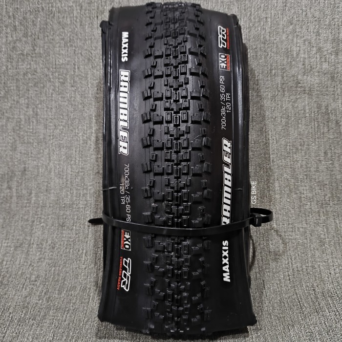 MAXXIS Rambler 700 x 38c EXO TR Kevlar Ban Luar Sepeda Gravel Bike Tires