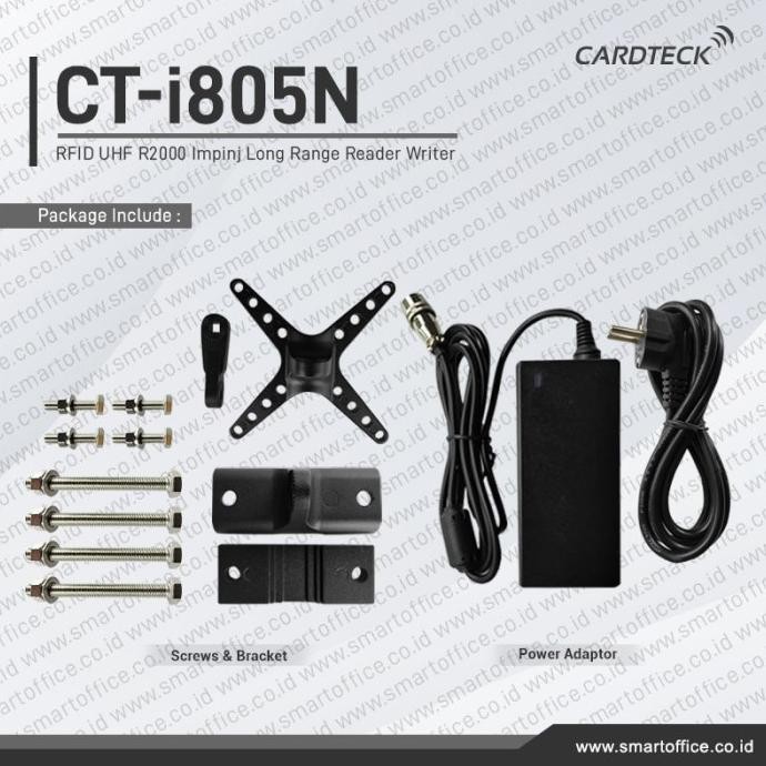 Promo UHF Long Range Reader UHF IMPINJ Reader RFID Jarak Jauh Cardteck i805N COD