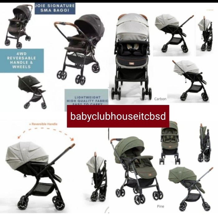 Joie Sma Baggi 4WD Drift Signature Stroller