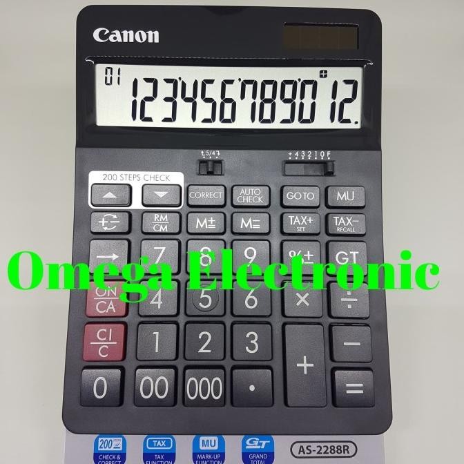 

Canon Calculator AS-2288R - Check & Correct Kalkulator 12 Digits