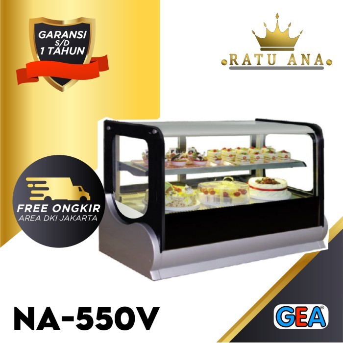 TERBARU Showcase Cake / Countertop Cake Showcase GEA A-550V / Cooler