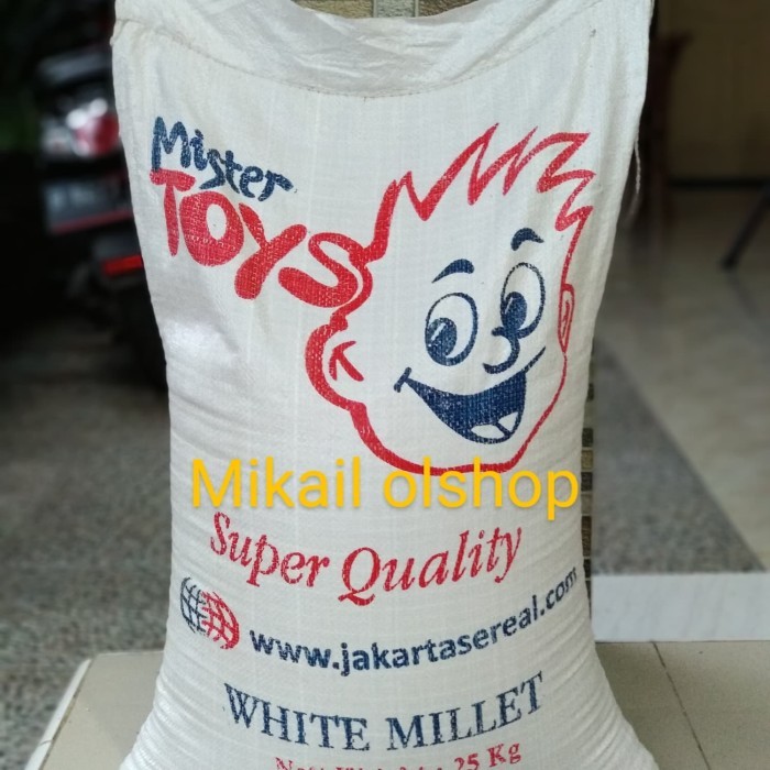 Milet putih karungan 25 kg
