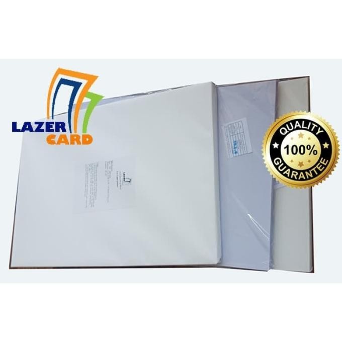 

Promo BAHAN ID CARD PUTIH A3+ PET LASER (UNTUK LASER PRINTER) COD
