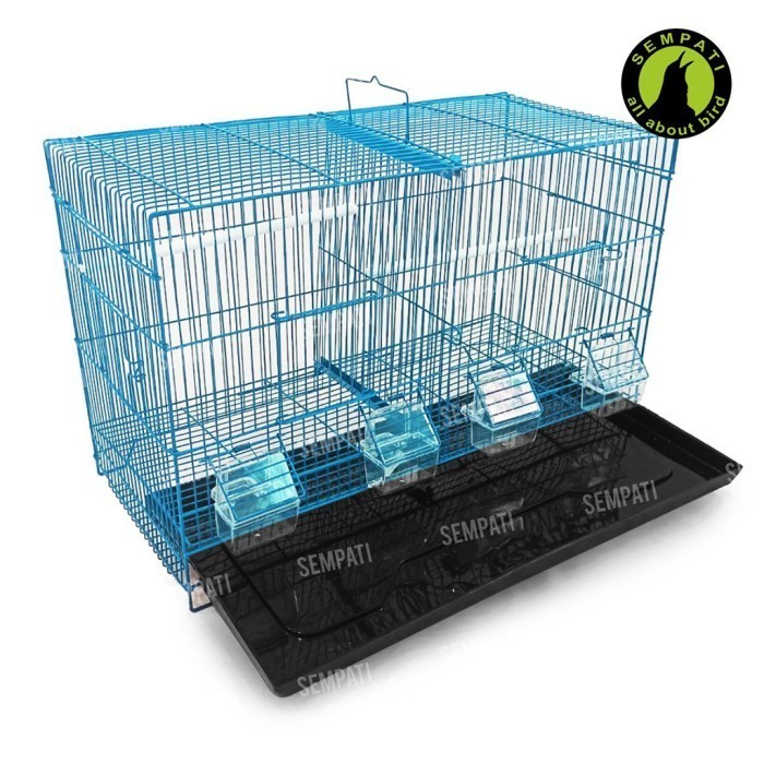 Sangkar kandang umbaran sekat 61x29x39 kandang ternak burung lovebird