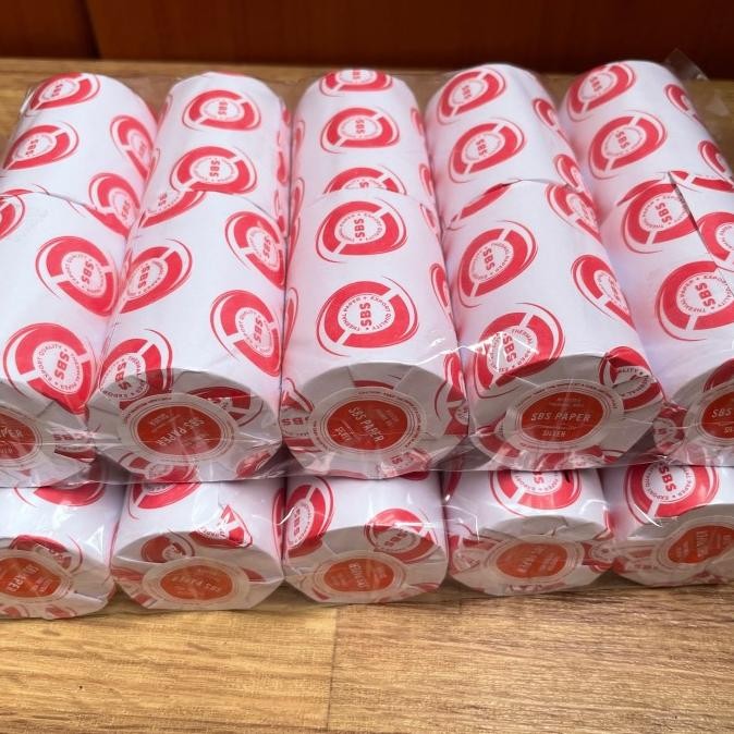 

1Dus ( Isi 100Roll) Kertas Kasir Thermal Paper Roll 58 X 40 / 58X40 Original Dan Terlaris