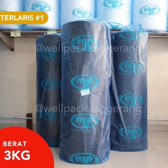 

Bubble Wrap Roll Mulia Pack Mp Hitam & Bening 125Cm X 50M 3.3Kg Original Dan Terlaris