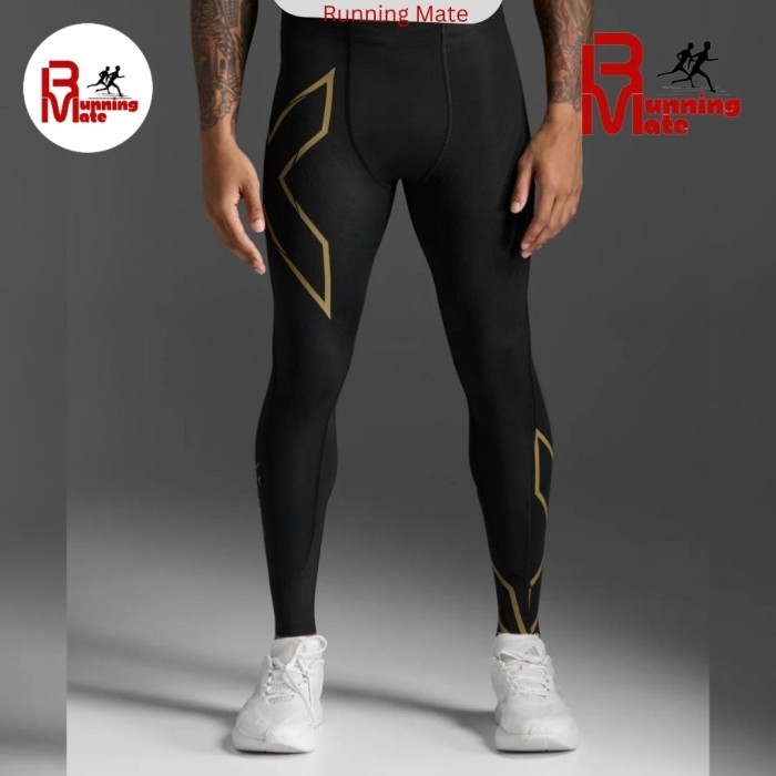 2XU MCS Men's Light Speed Compression Tight Gold
