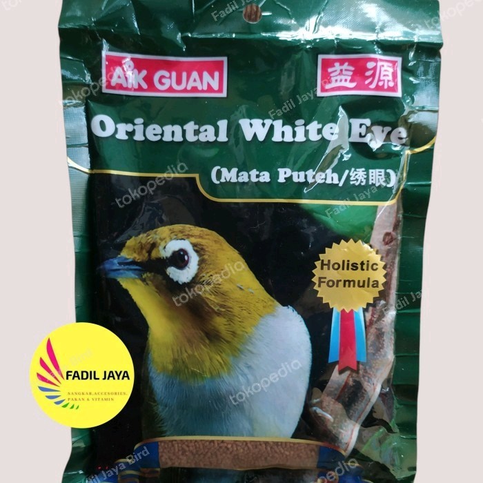 AIKGUAN VOER AIK GUAN PAKAN BURUNG PLECI ORIENTAL MATA PUTIH 250 GRAM