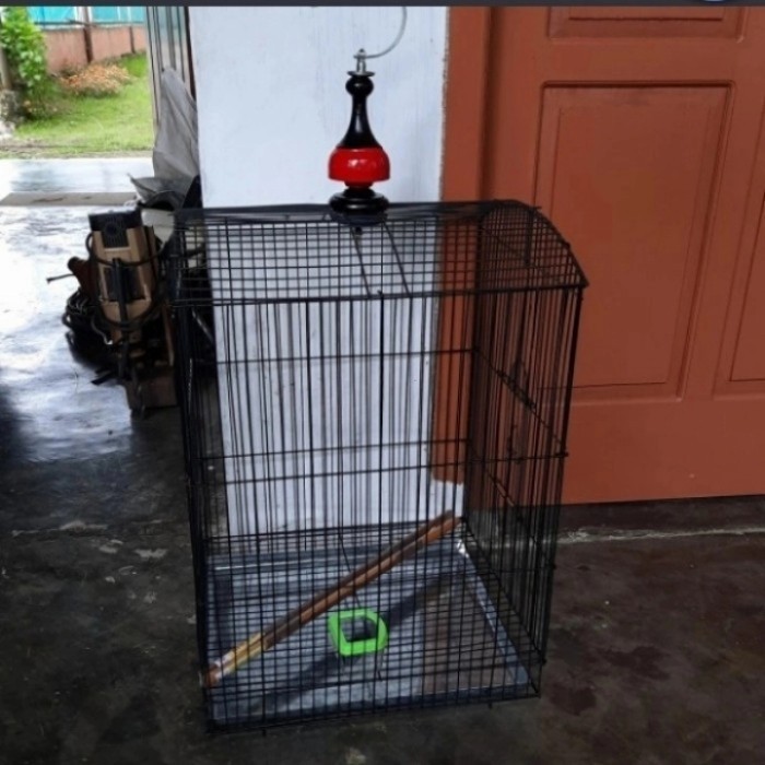 kandang burung besi lipat gantung