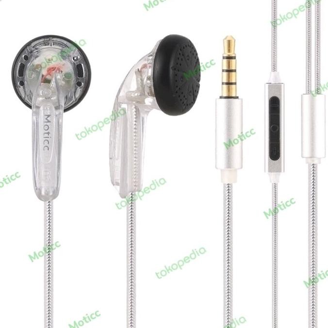 Moticc Shiro Kuro with Microphone Earphone Earbud Best Sound Quality