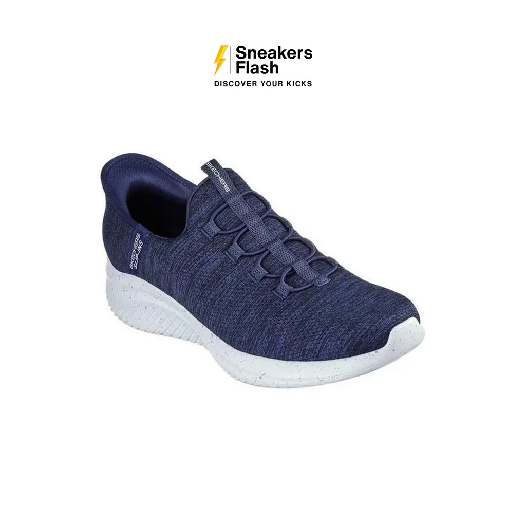 SKECHERS Sport Ultra Flex 3 Navy White Sepatu Training Pria - 232936NVY - Size 43