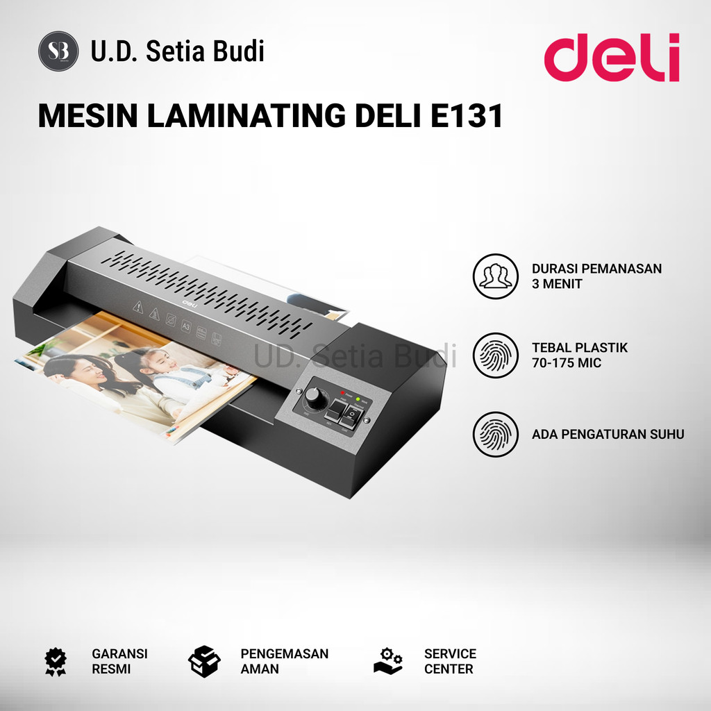 

Deli ET131 Mesin Laminating A3 Laminator Deli ET131 Ukuran A3