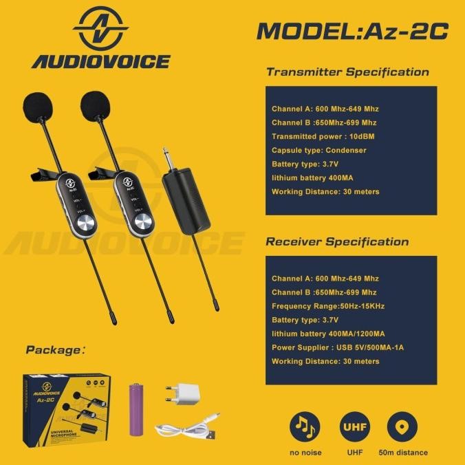 mic imam masjid wireless 2 jepit Terlaris