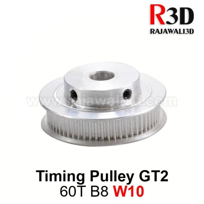 GT2 TIming Pulley 60 Teeth Bore 8mm Belt 10mm