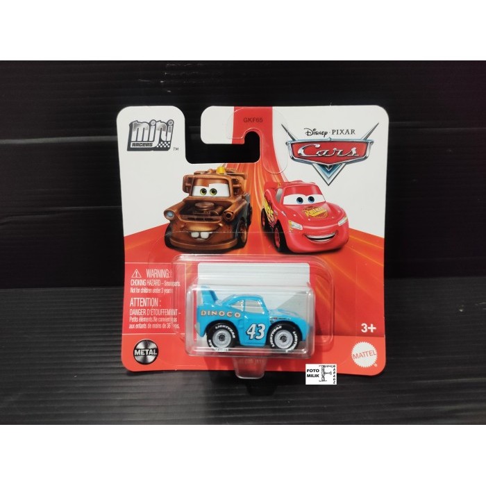 TERBARU Strip Weathers AKA The KING Dinoco Cars Mini Racers Disney Pixar Mattel