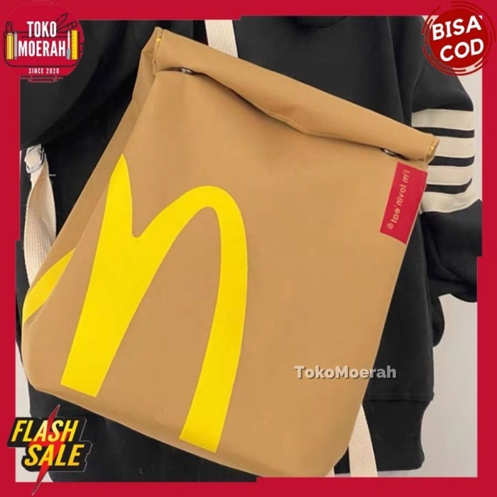 Terbaru Tas Ransel Mcd Tas Fashion Sekolah Ransel Mcd Lucu Unik Tas Bungkus Mcd Unik Best Seller