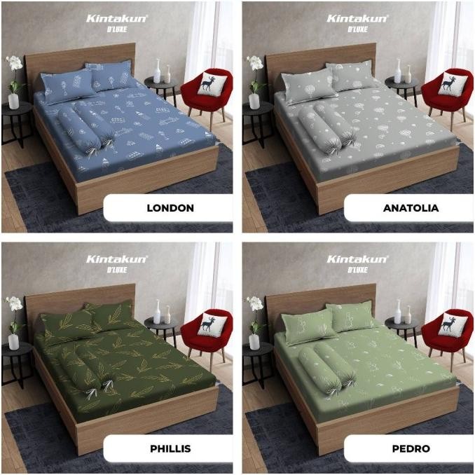 Grosir Sprei 160X200X30 Cm Kintakun Gold Edition