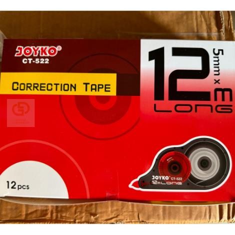 

Murah Correction Tape Pita Koreksi Joyko Ct-522 (1 Box X 12 Pcs) Diskon