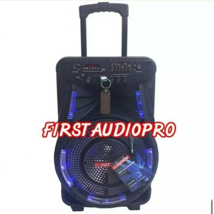 Speaker Portable Wireless Meeting Asatron HT-8879U UKM ( 12 inch ) Terbaru Berkualitas