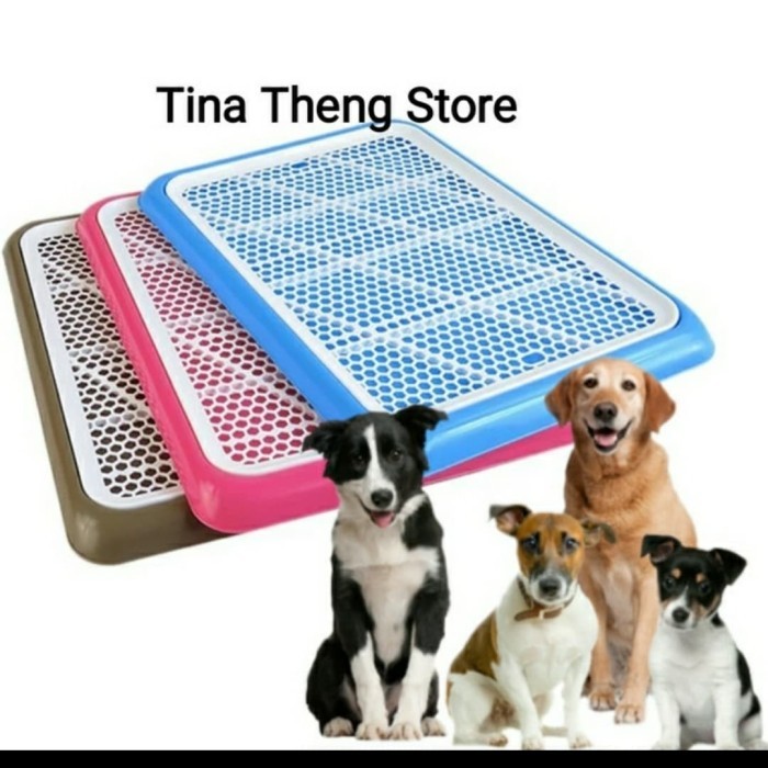 Pet Toilet Anjing "Size L" Tempat Pup Pee Anjing Tempat Kencing Anjing