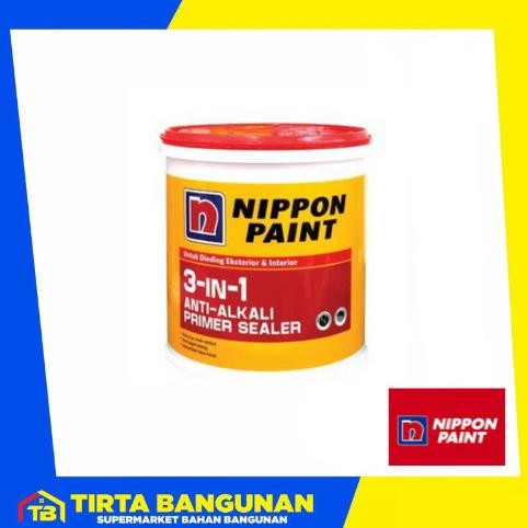 Nippon Paint 3-In-1 Anti-Alkali Primer Sealer 2,5 Liter Original