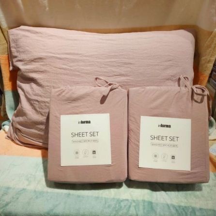 Sprei Washed Microfiber Polos Informa Best Seller
