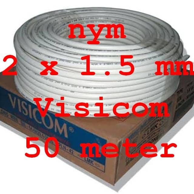 Kabel Nym 2X1.5Mm 50Meter Visicom