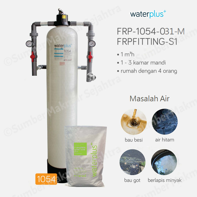 FILTER AIR WATERPLUS FRP 1054 GREENSAND PLUS KODE 518
