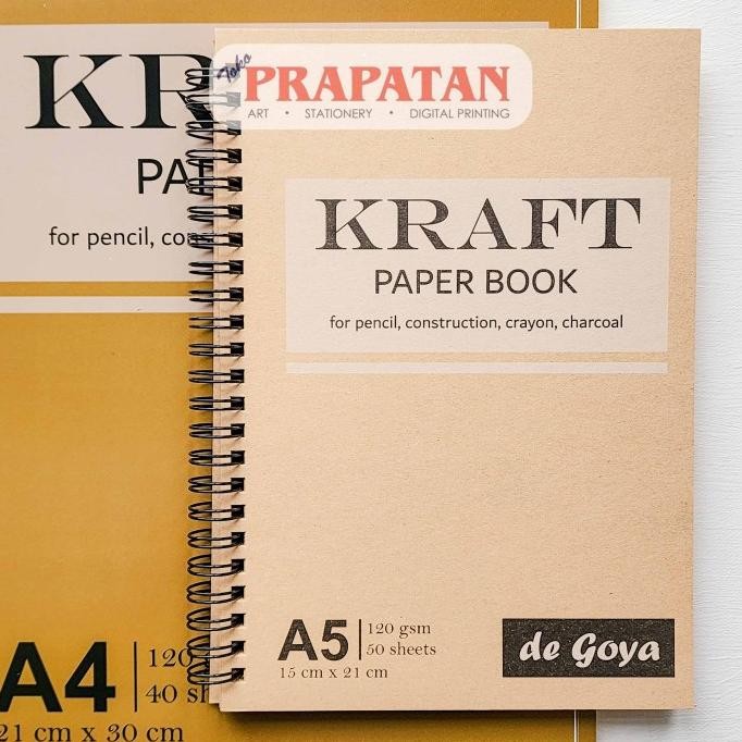 

<<<<<] De Goya Kraft Paper Book Pad | Buku Kraft
