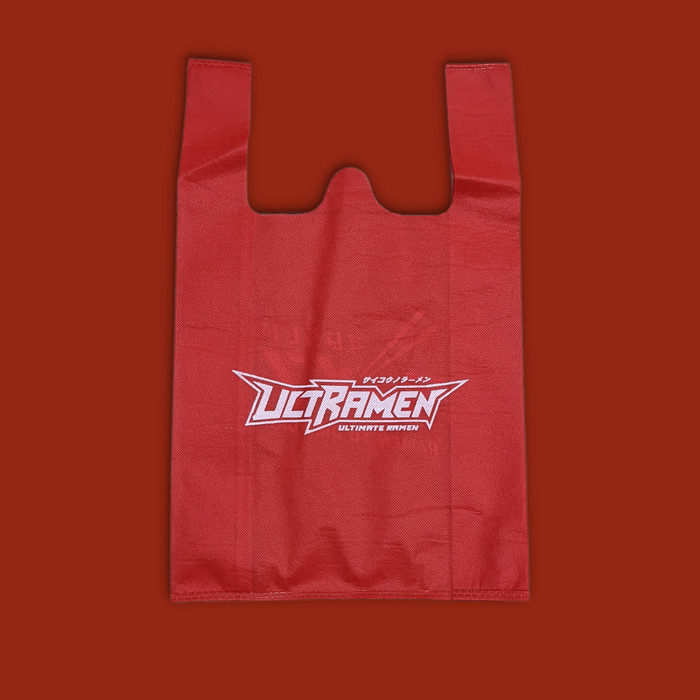 Sablon Spunbond Kresek (300Pcs) / Tas Kain Spunbond Sablon