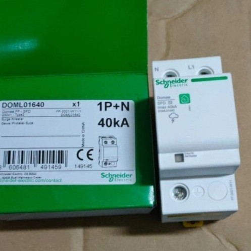 Schneider Surge Arrester Domae Pf 40Ka 1P 1P+N 3P 3P+N Doml01640